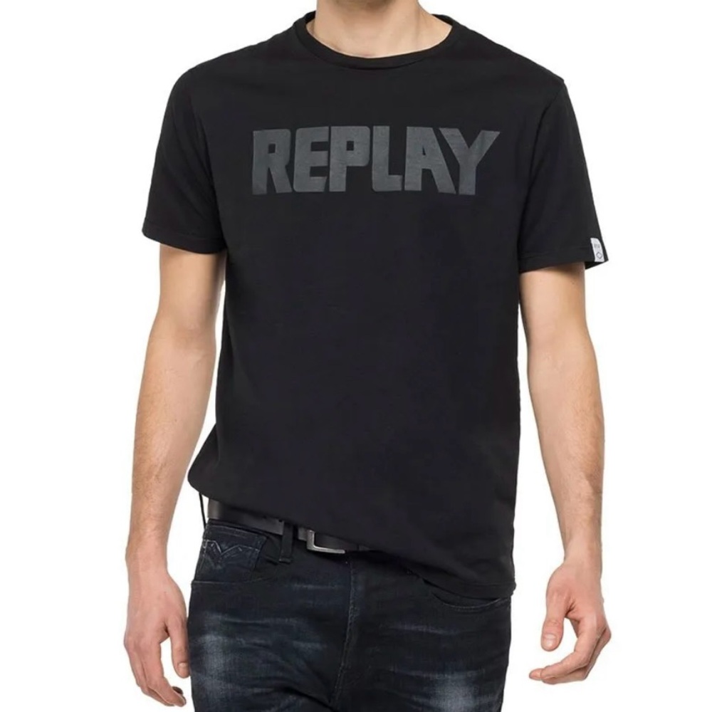 NWOT💥Replay Men's Black T-Shirt, medium